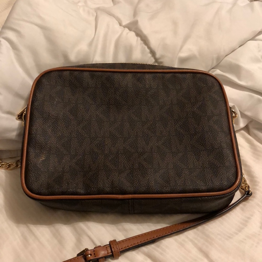 The back of purse.